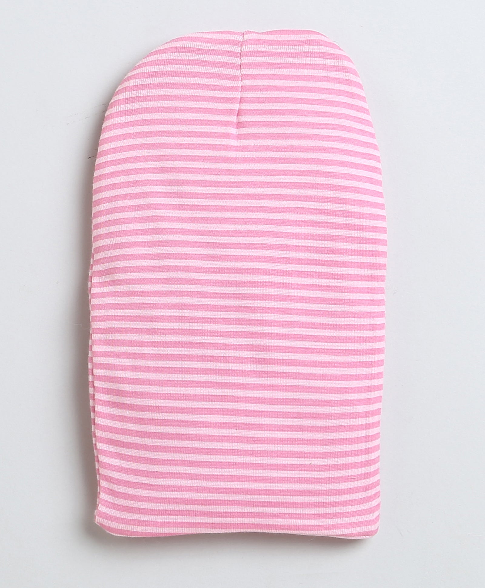 Girls 100% Cotton NA Monkey Cap - Green & Pink