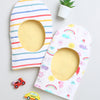 Girls 100% Cotton NA Monkey Cap - White & Yellow