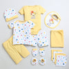 Girls 100% Cotton NA Gift Set - White & Yellow