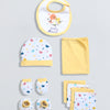 Girls 100% Cotton NA Gift Set - White & Yellow