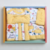 Girls 100% Cotton NA Gift Set - White & Yellow