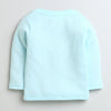 Boys Cotton Blend Solid Thermal Jabla - Orange & Sky Blue