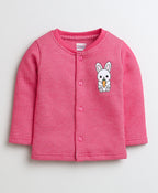 Bumzee Pink & Dark Pink Thermal Jabla, Pack of 2, Full Sleeves, Cotton Blend
