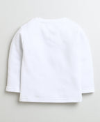 Bumzee White & Charcoal Grey Thermal T-Shirt, Pack of 2, Full Sleeves
