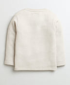 Bumzee Beige & Indigo Blue Thermal T-Shirt, Pack of 2, Full Sleeves, Cotton Blend