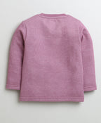 Bumzee Sky Blue & Mauve Thermal T-Shirt, Pack of 2, Full Sleeves, Cotton Blend