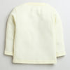 Girls Cotton Blend Solid Thermal T-Shirt - Pink & Yellow