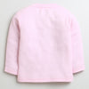 Girls Cotton Blend Solid Thermal T-Shirt - Pink & Yellow