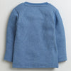 Boys Cotton Blend Solid Thermal Jabla & Jogger Set - Indigo Blue