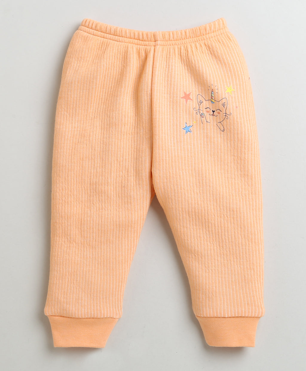 Orange Thermal Jabla & Jogger Set, Full Sleeves