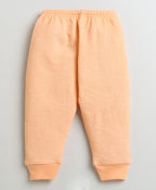 Orange Thermal Jabla & Jogger Set, Full Sleeves