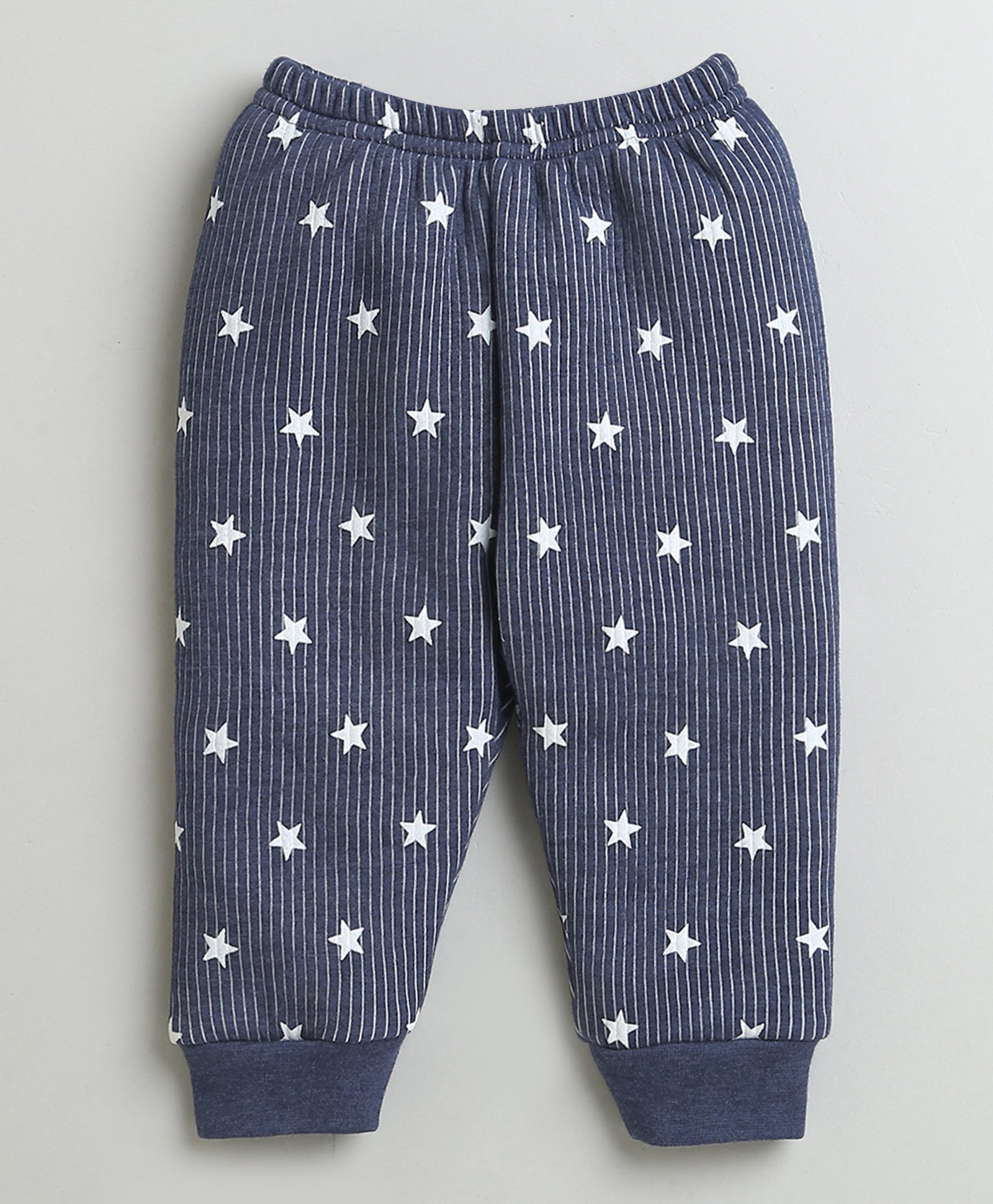 Boys Cotton Blend Star Thermal Jabla & Jogger Set - Charcoal Grey