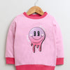 Boys French Terry Smile Sweatshirt - Pink