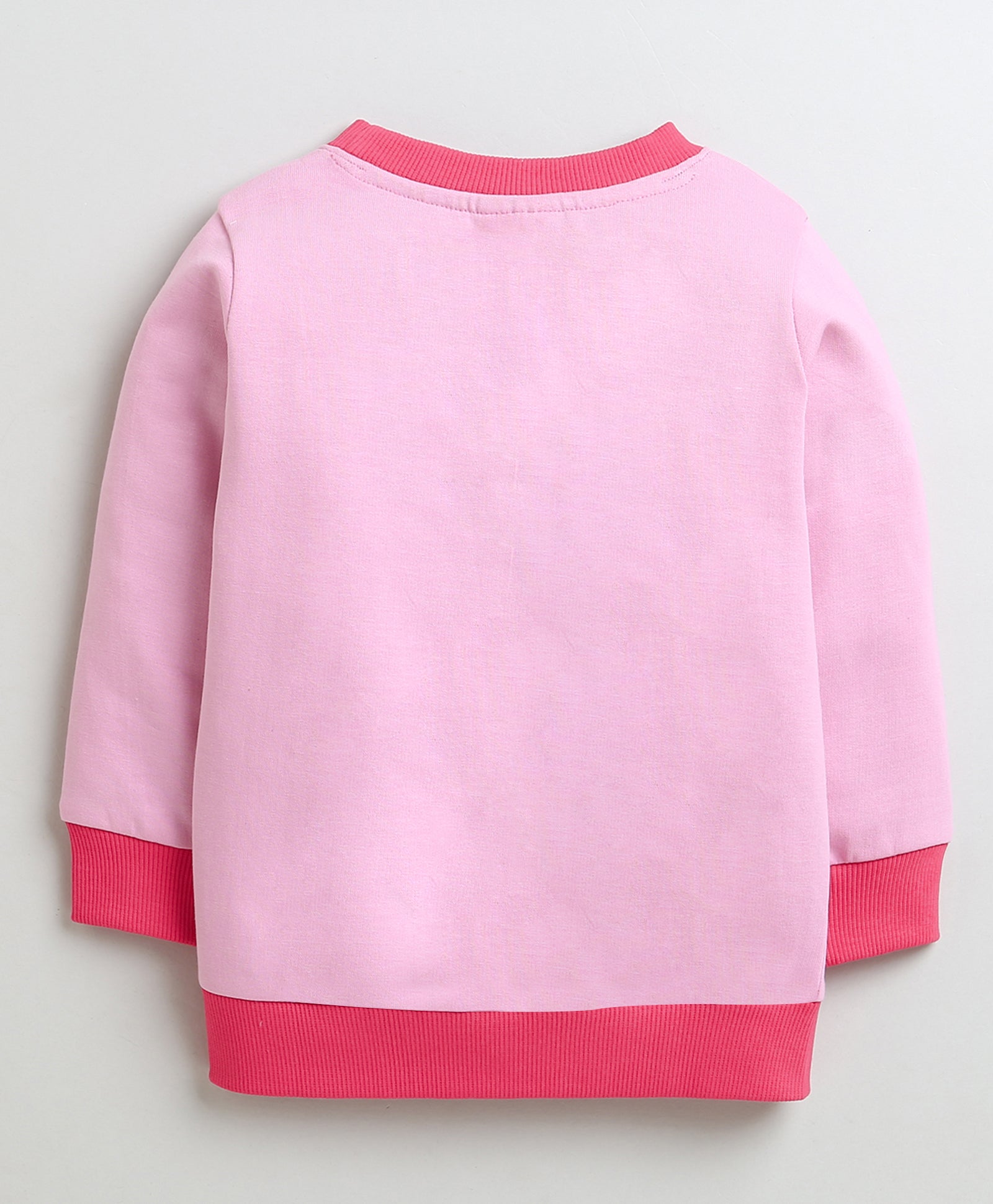 Boys French Terry Smile Sweatshirt - Pink