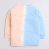 Boys French Terry Tie & Dye Sweatshirt - Blue & Peach