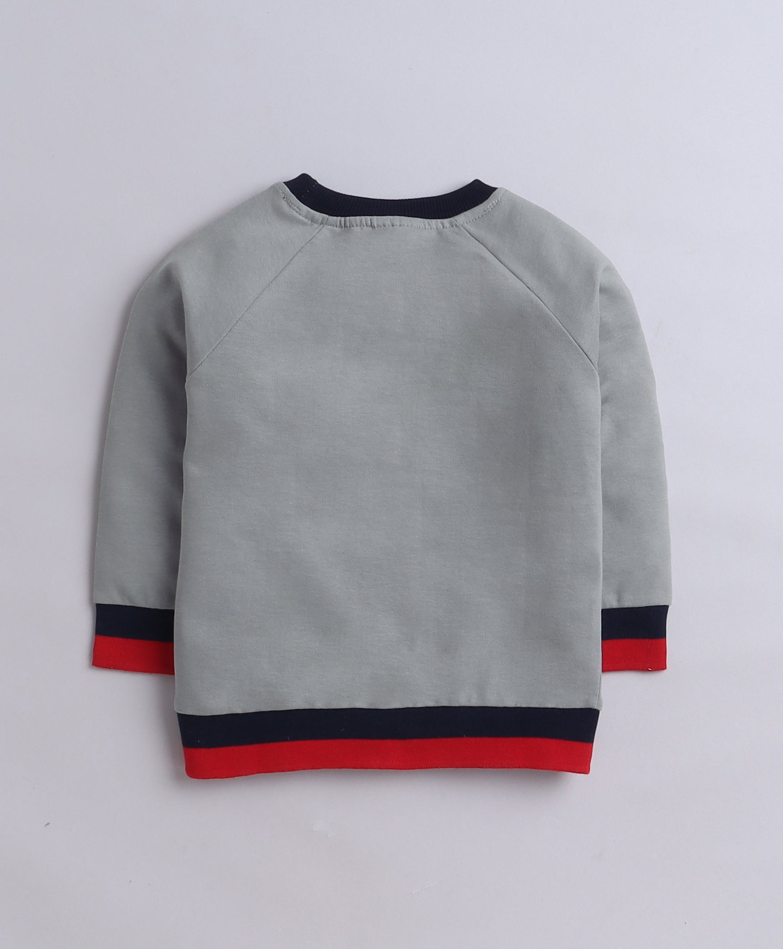 Boys French Terry Racing Car Sweatshirt - Grey