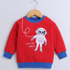 Boys French Terry Astronaut  Sweatshirt - Red