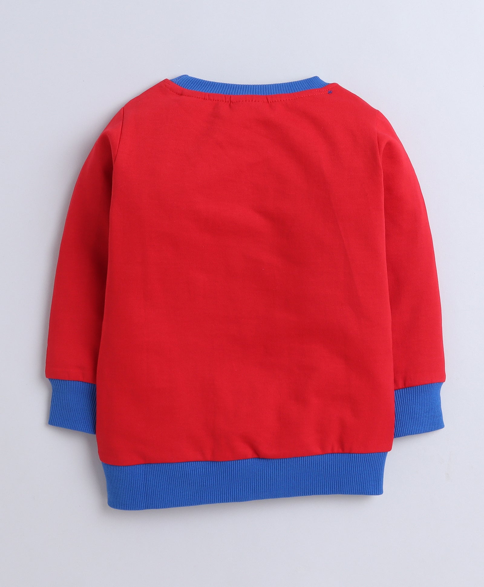 Boys French Terry Astronaut  Sweatshirt - Red