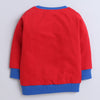 Boys French Terry Astronaut  Sweatshirt - Red