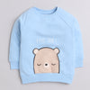 Boys French Terry Bear Sweatshirt - Sky Blue