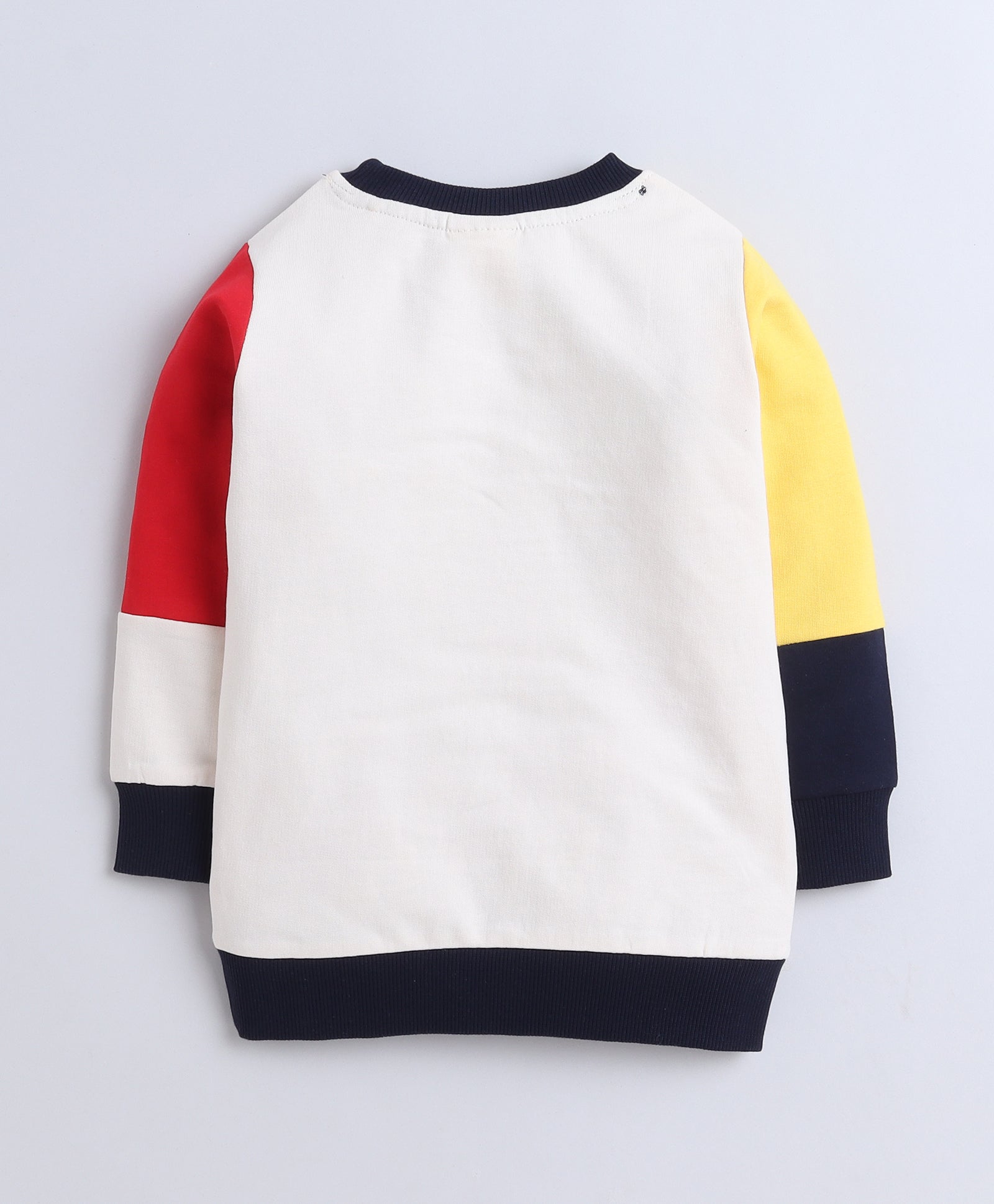 Boys French Terry Colour Blocked Sweatshirt - Multi