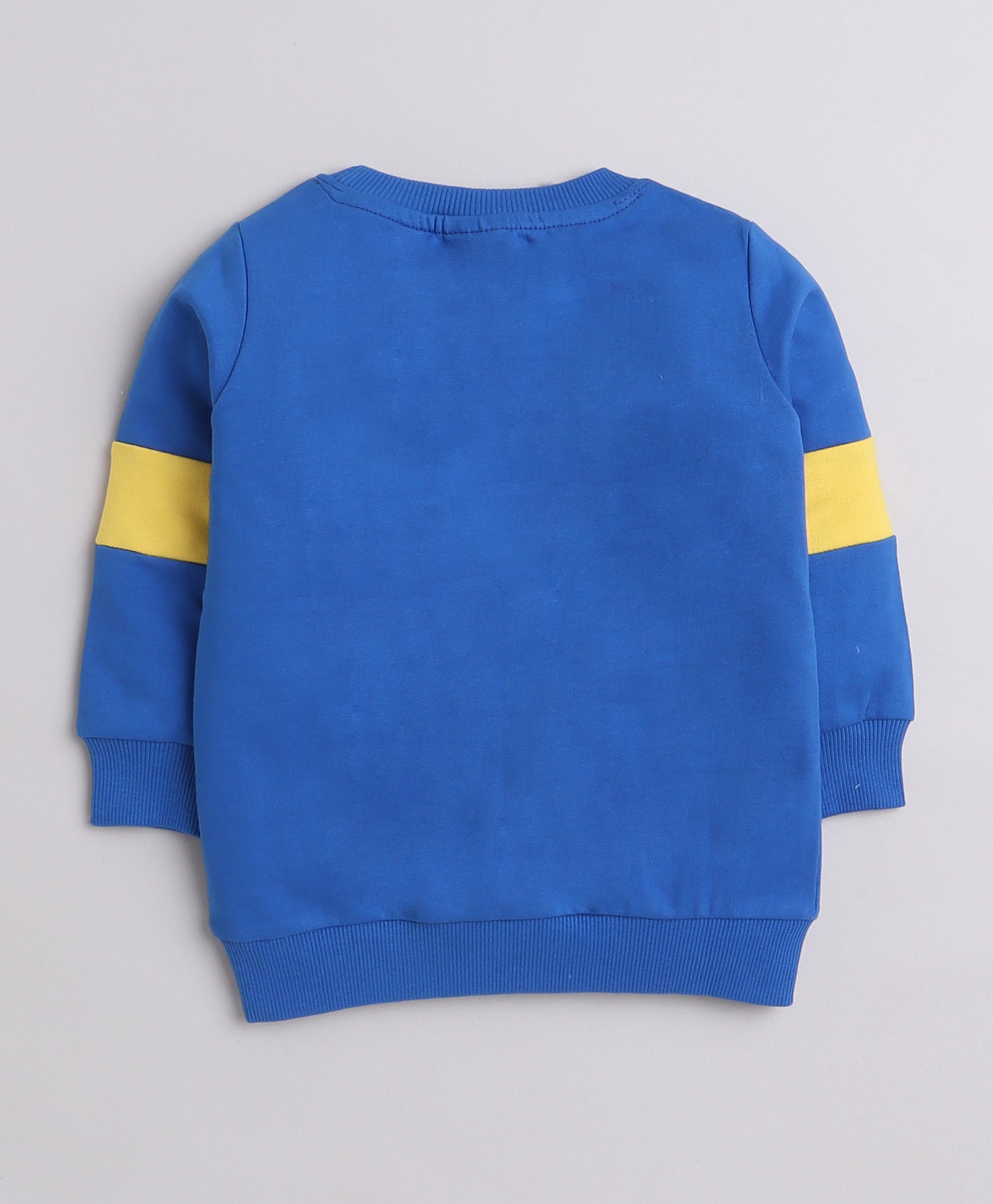 Boys French Terry Text Sweatshirt - Royal Blue