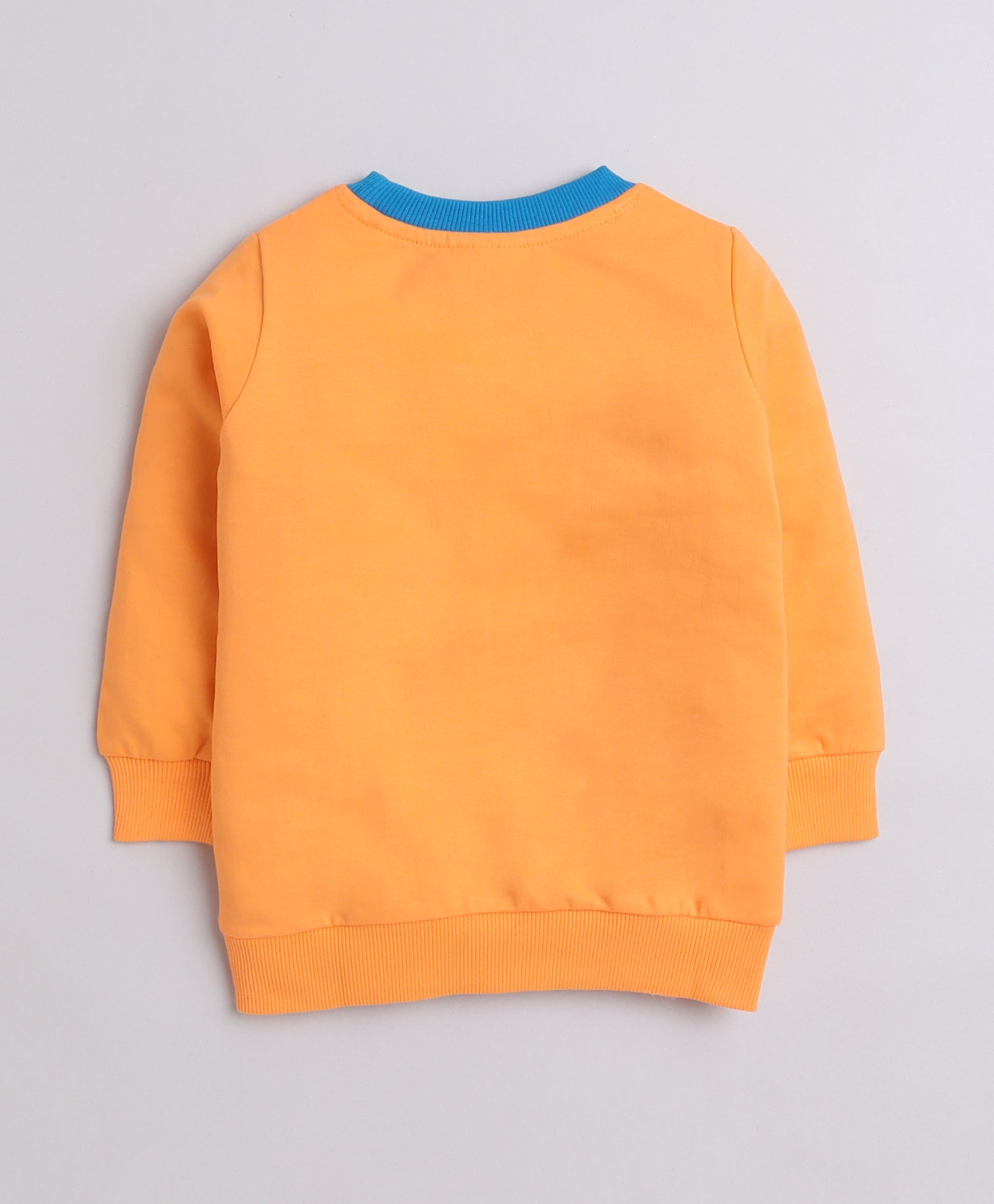 Boys French Terry Dino Sweatshirt - Orange