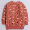Boys French Terry Vehicle Sweatshirt - Brown