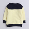 Boys French Terry Construction Theme Sweatshirt - Yellow & Navy