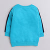 Boys French Terry Cartoon Sweatshirt - Morpho Blue