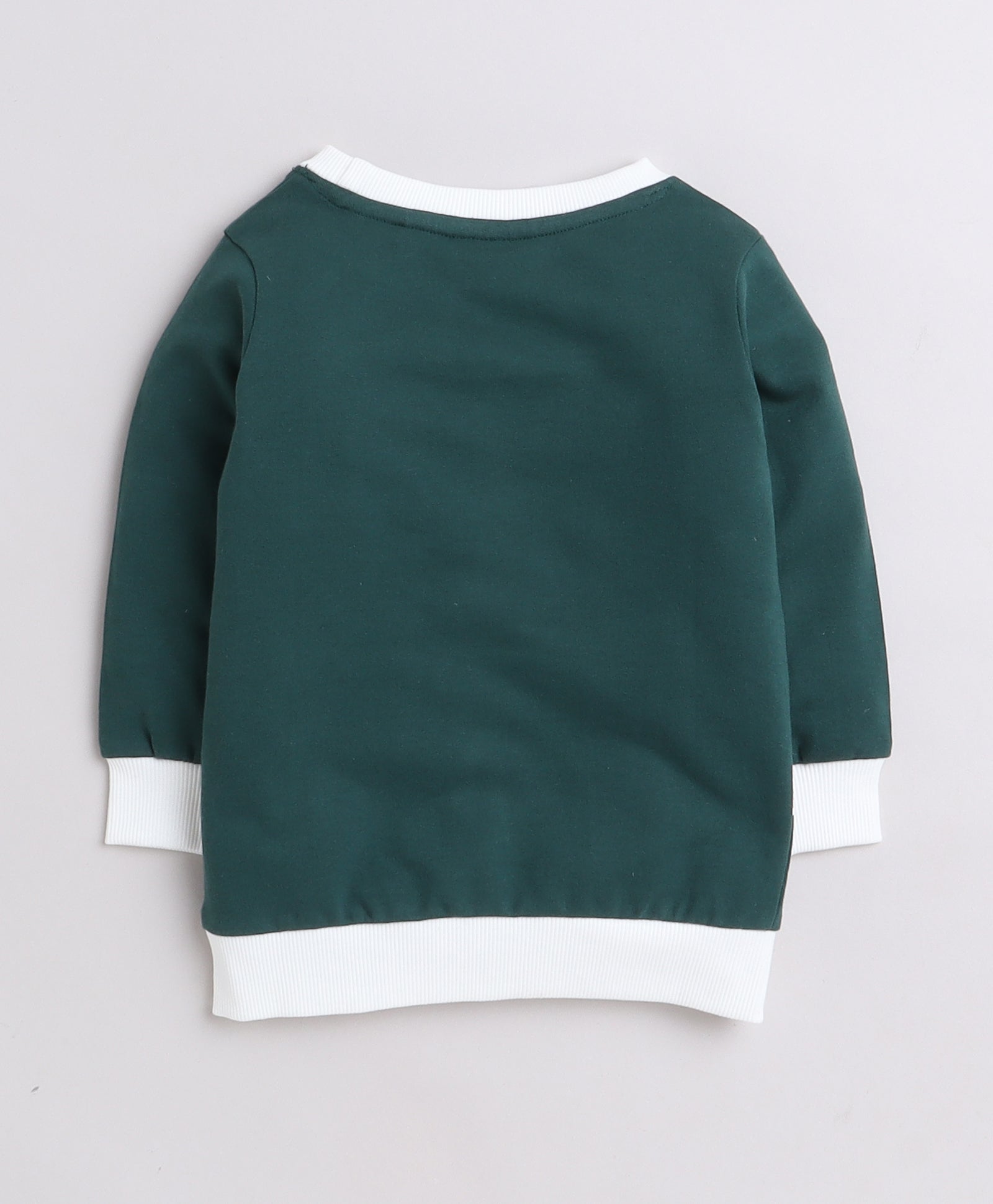 Boys French Terry Vehicle Sweatshirt - Bottle Green