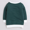 Boys French Terry Vehicle Sweatshirt - Bottle Green