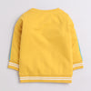 Boys French Terry Text Sweatshirt - Mustard
