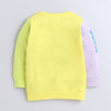 Girls French Terry Dog Sweatshirt - Yellow