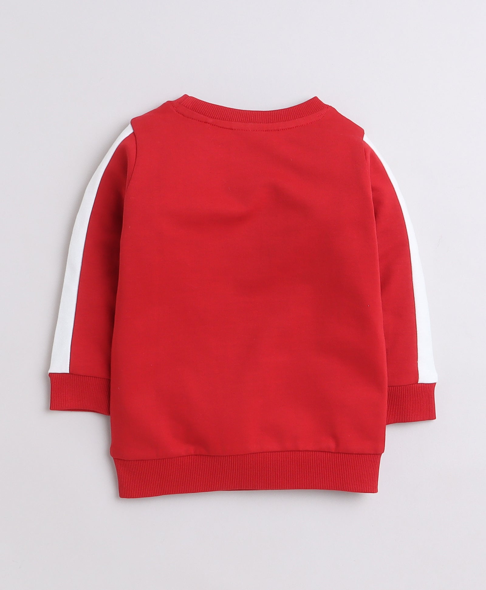 Girls French Terry Text Sweatshirt - Red