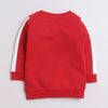 Girls French Terry Text Sweatshirt - Red
