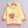 Girls French Terry Parachute Hooded Sweatshirt - Yellow