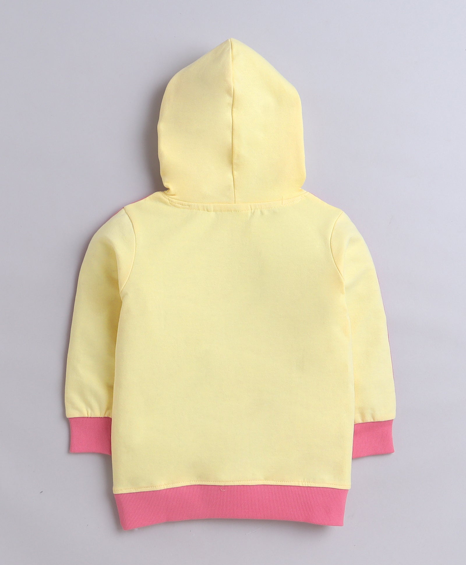 Girls French Terry Parachute Hooded Sweatshirt - Yellow
