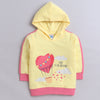 Girls French Terry Parachute Hooded Sweatshirt - Yellow