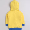 Boys Fleece Car Hooded Sweatshirt - Yellow & Royal Blue