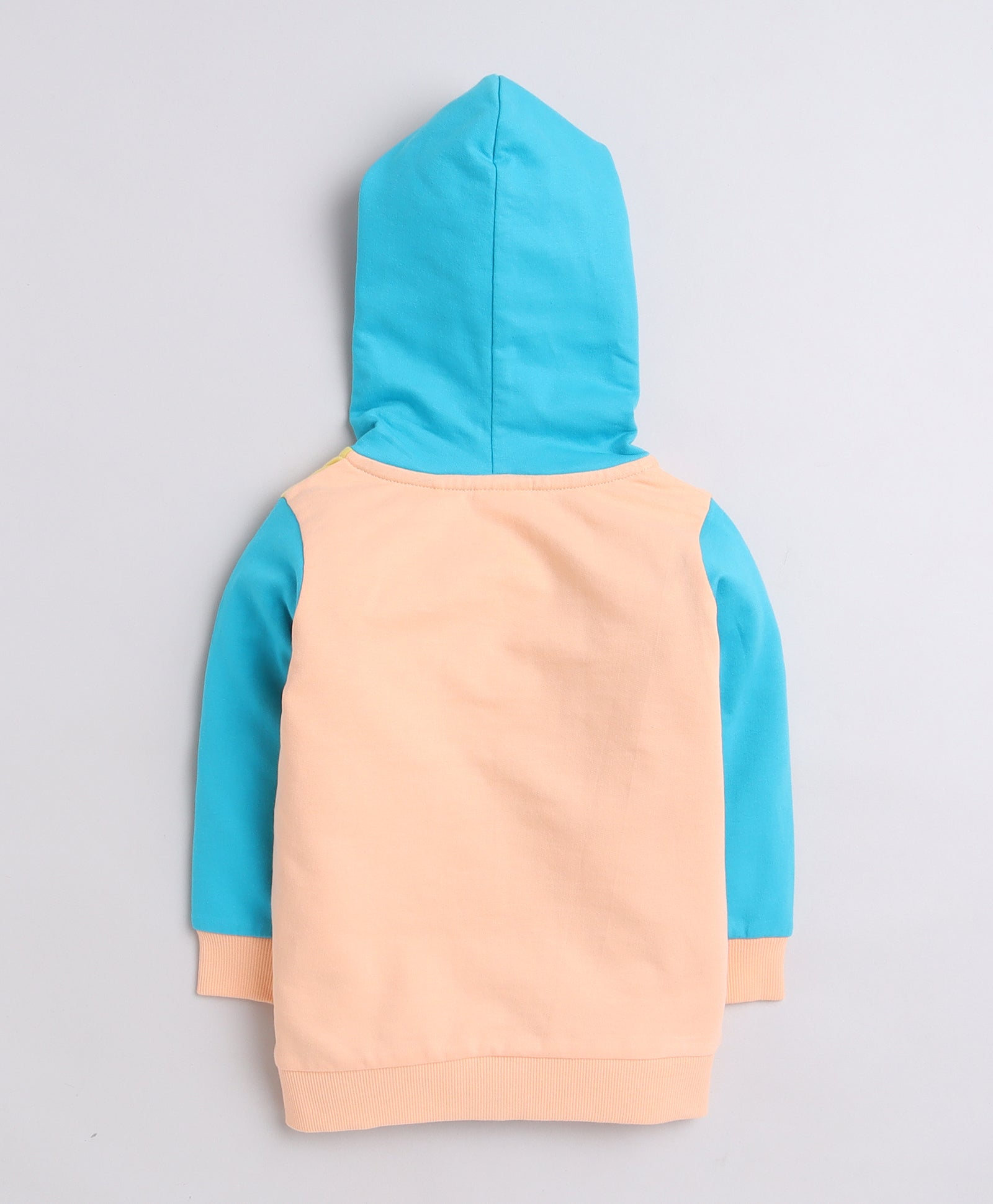 Boys French Terry Text Hooded Sweatshirt - Multi