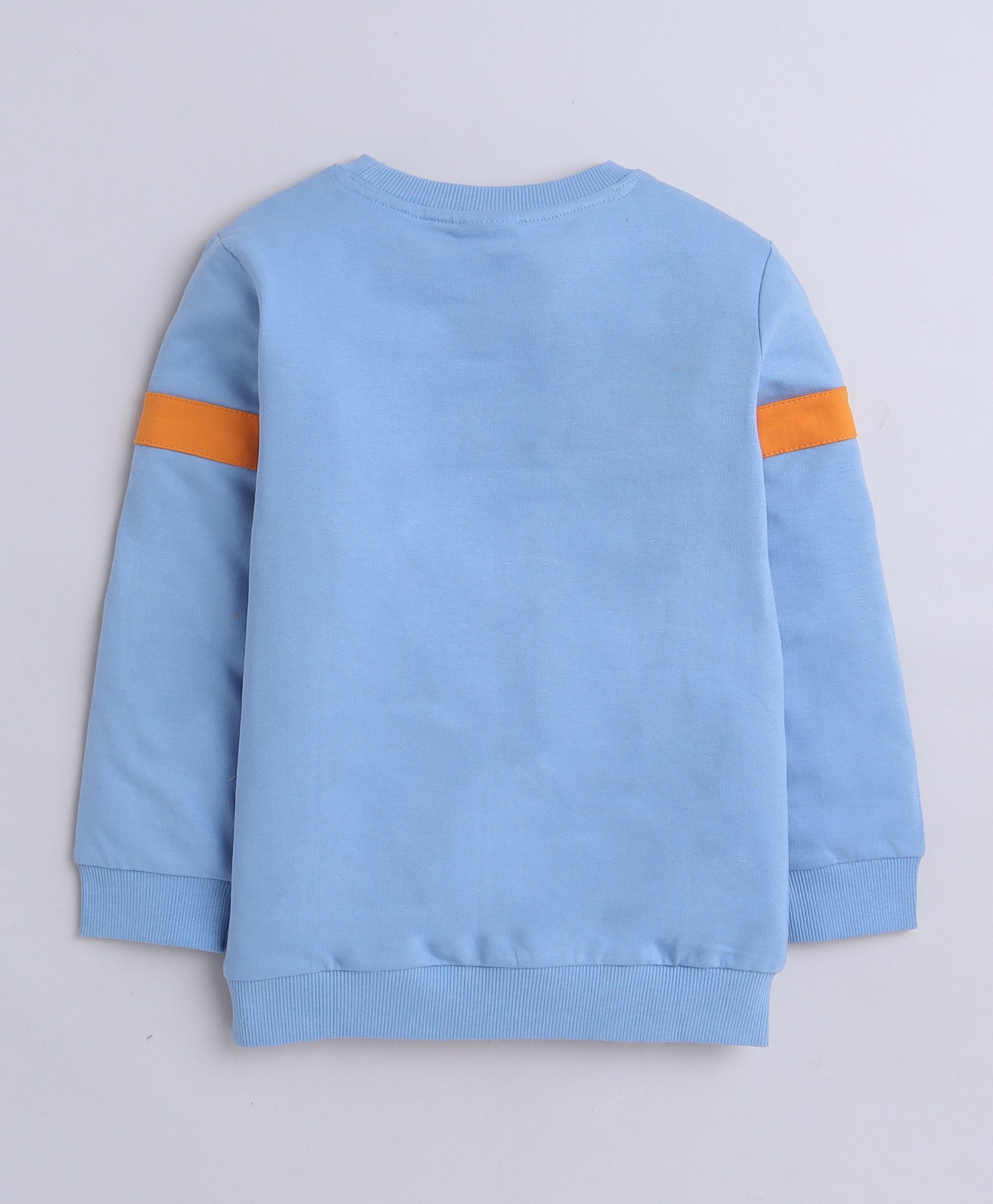 Boys French Terry Typography Sweatshirt - Blue