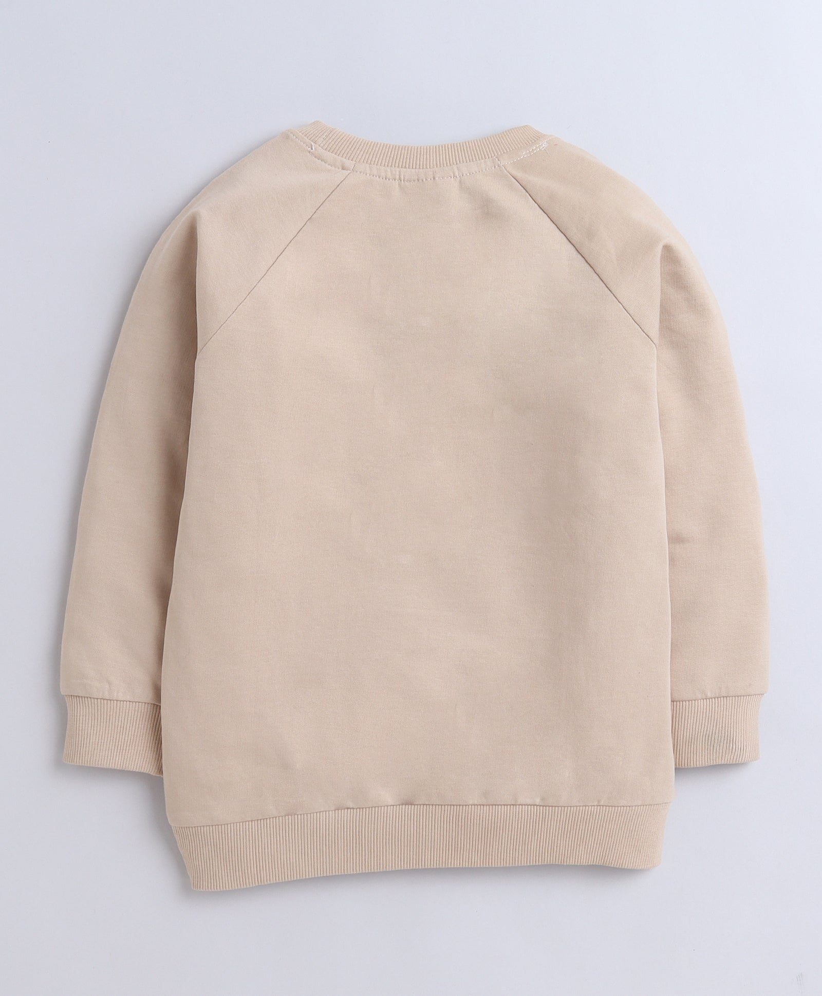 Boys French Terry Graphic Sweatshirt - Beige