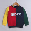 Boys French Terry Text Sweatshirt - Multi