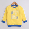 Boys French Terry Basketball Sweatshirt - Yellow