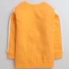 Boys French Terry Text Sweatshirt - Orange