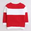Girls French Terry Text Sweatshirt - Red