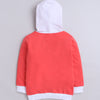 Girls French Terry Skate Board & Girl Hooded Sweatshirt - Coral