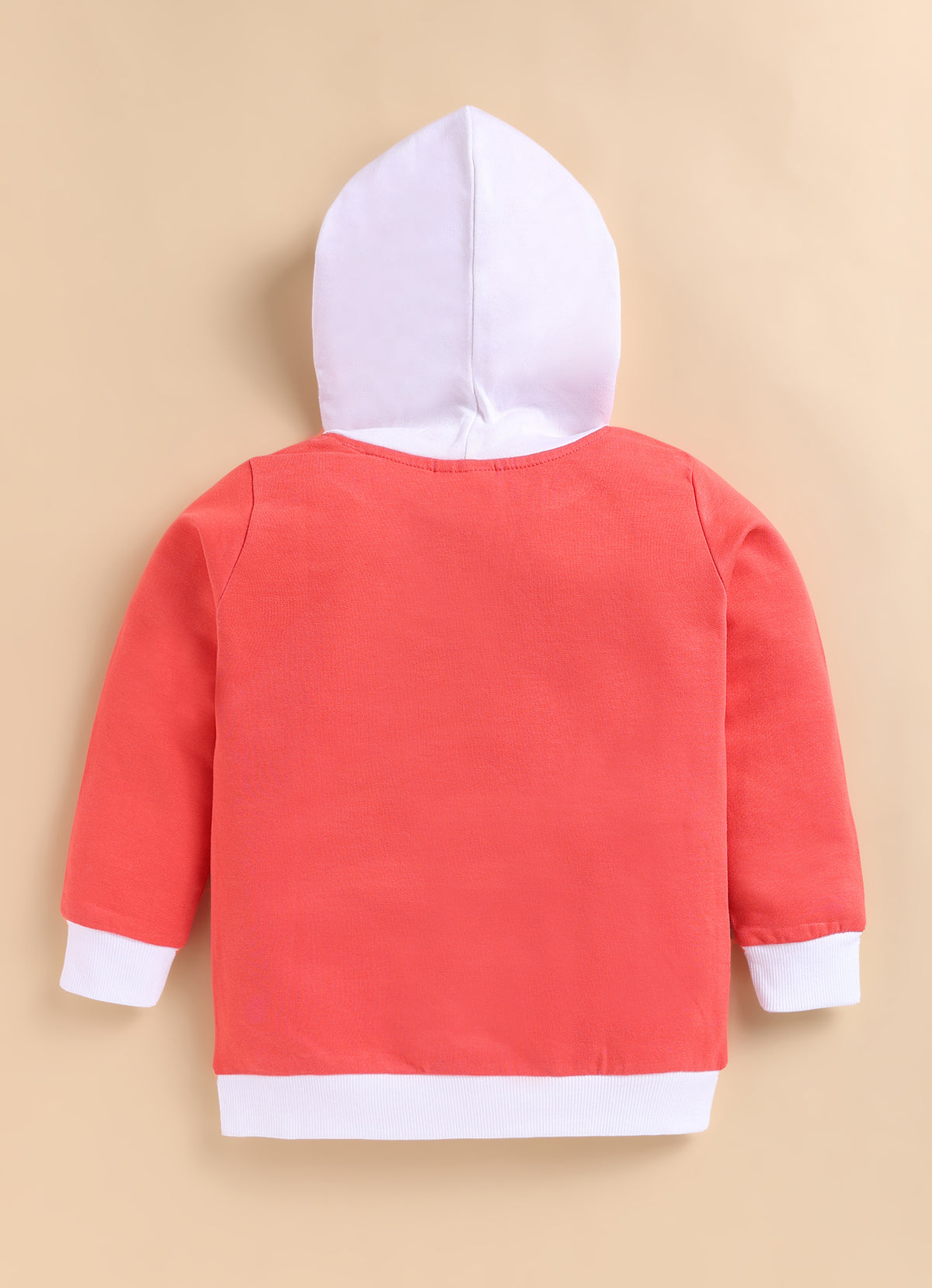 Bumzee Coral Graphic Print Sweatshirt, Full Sleeves, French Terry, Hooded (Style Peb9784N)