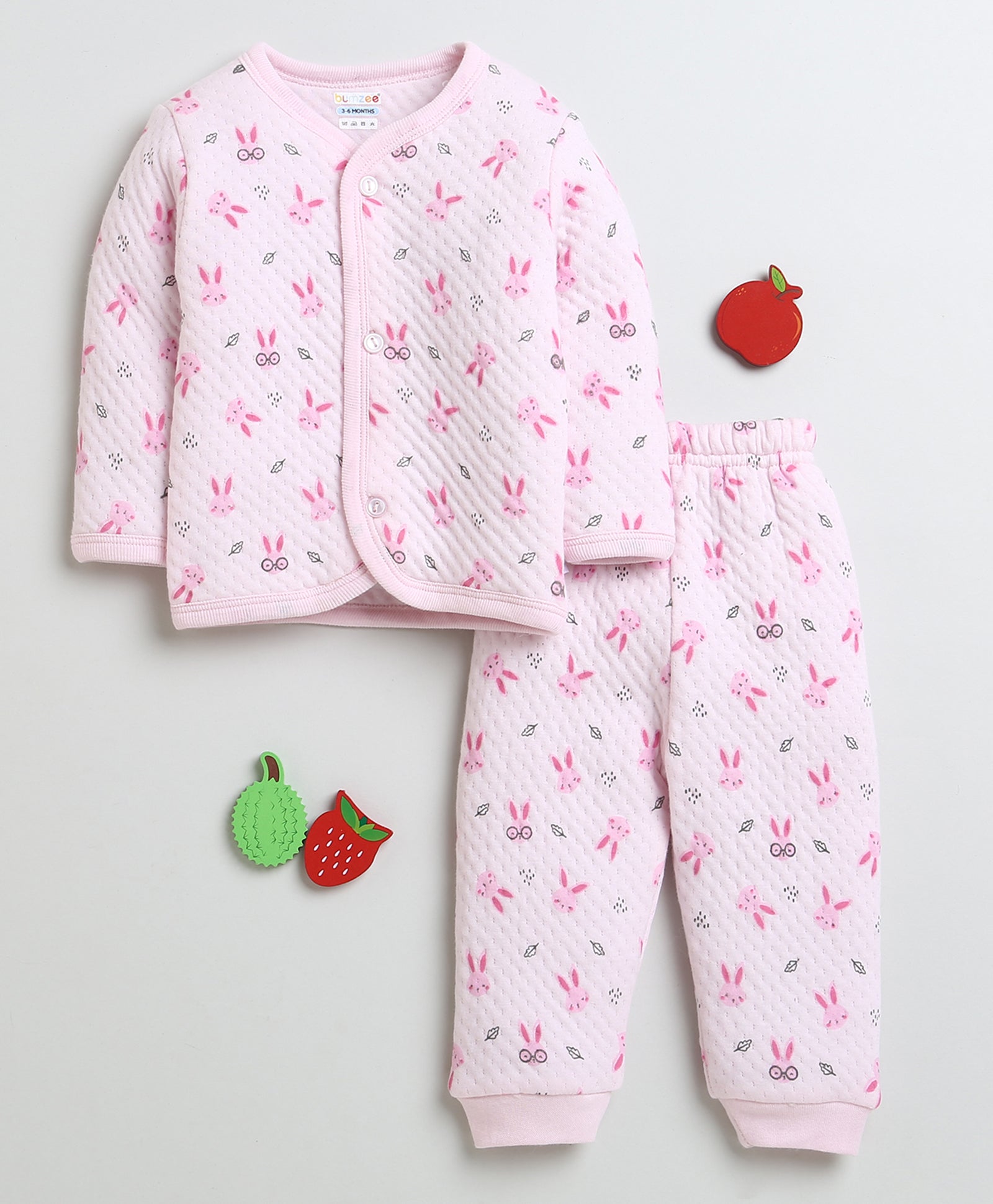 Girls Polyfill Bunny Polyfill Set - Pink